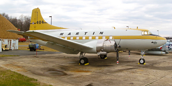 The Martin 4-0-4 sports new livery representing the series prototype, which first flew in October 1950. (Courtesy Stan Piet)